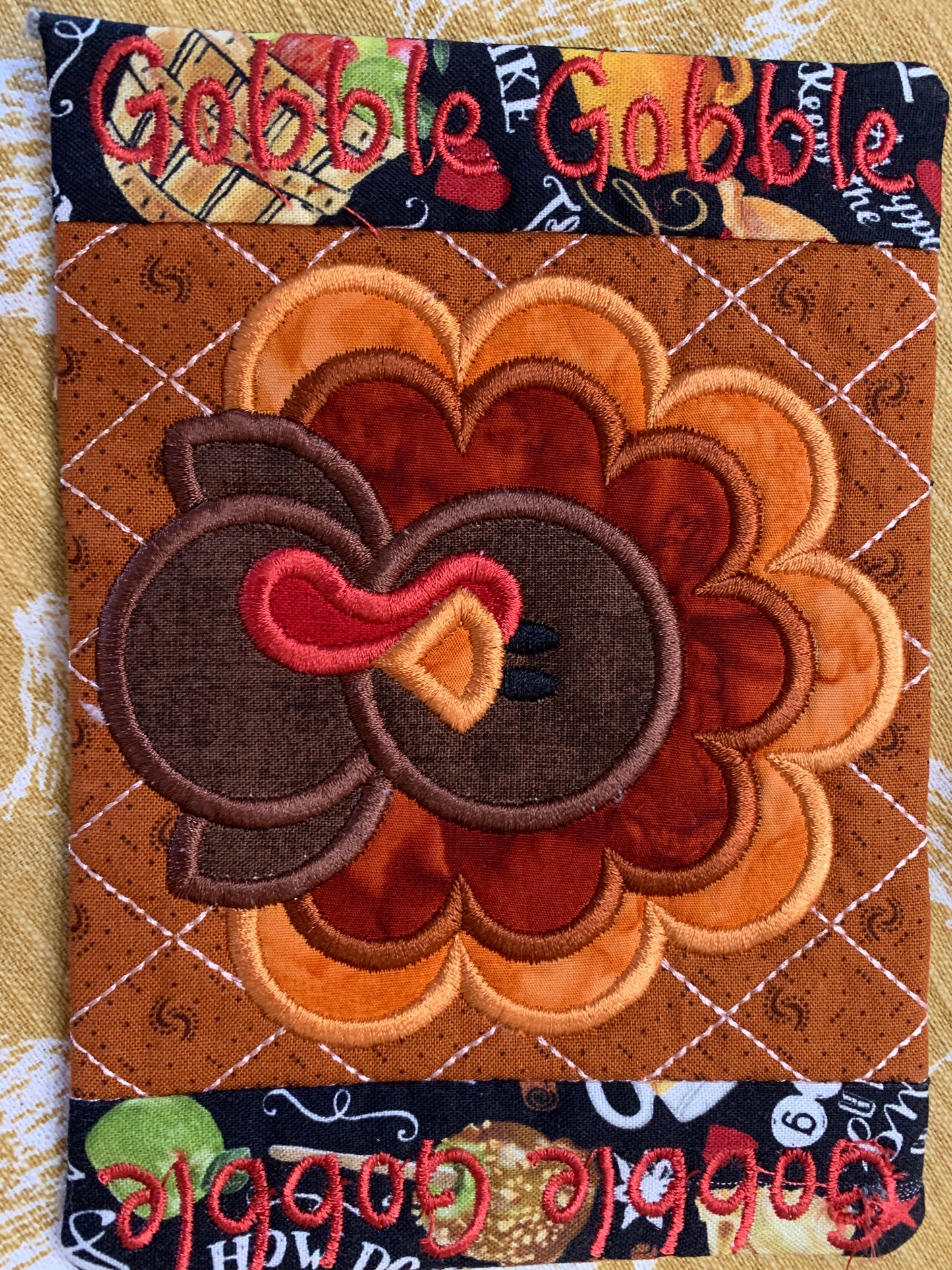 Fall/Thanksgiving Quilted Coasters - "Mug Rugs"