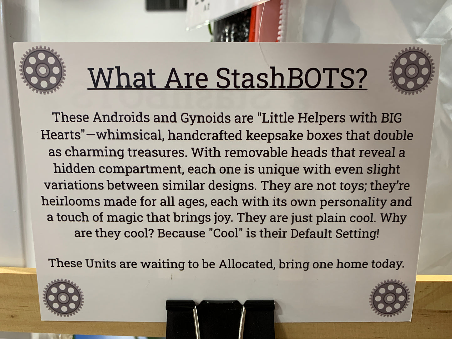 Stash Robot - Barrel Style