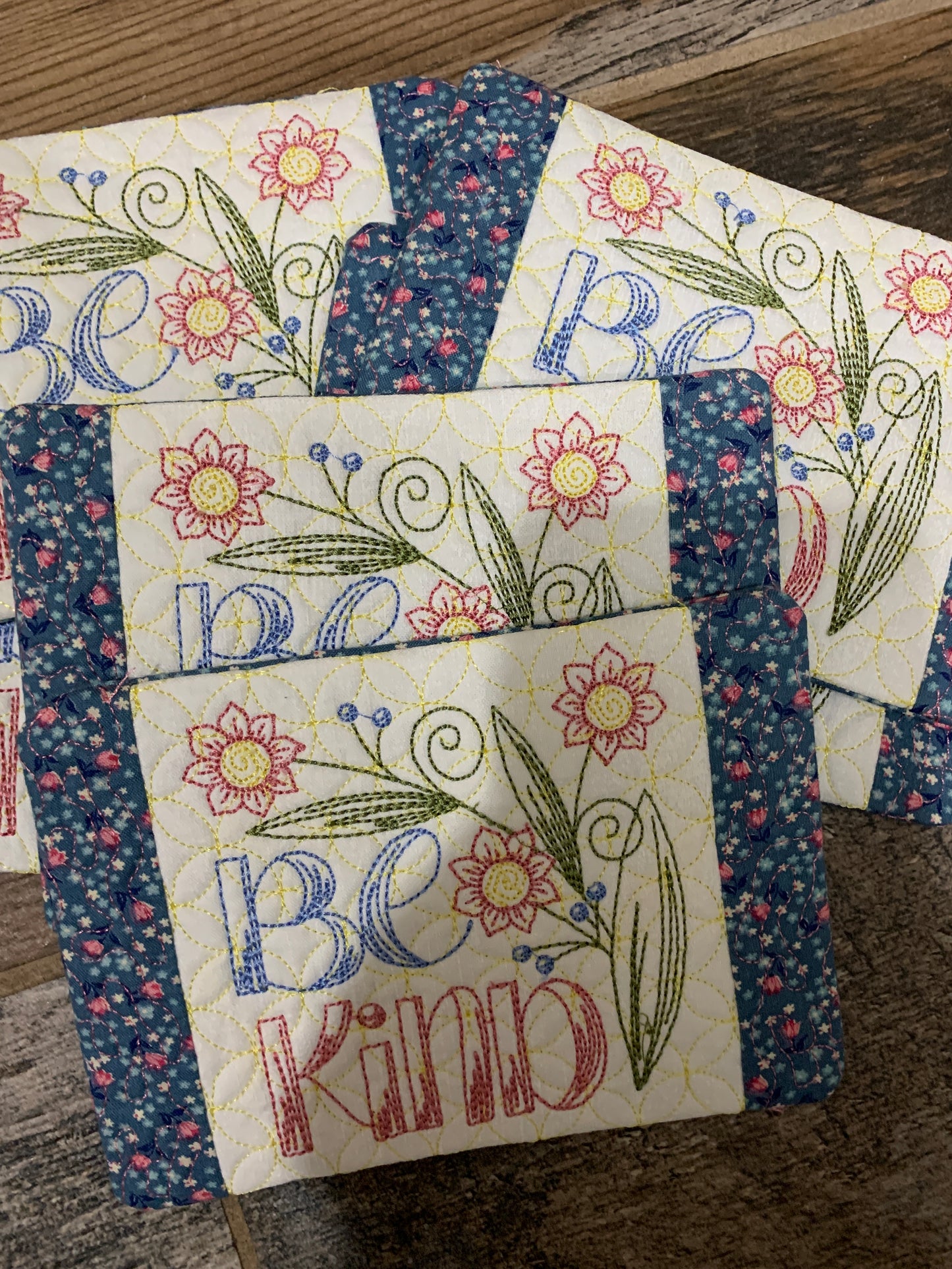 Everyday Quilted Coasters - "Mug Rugs"