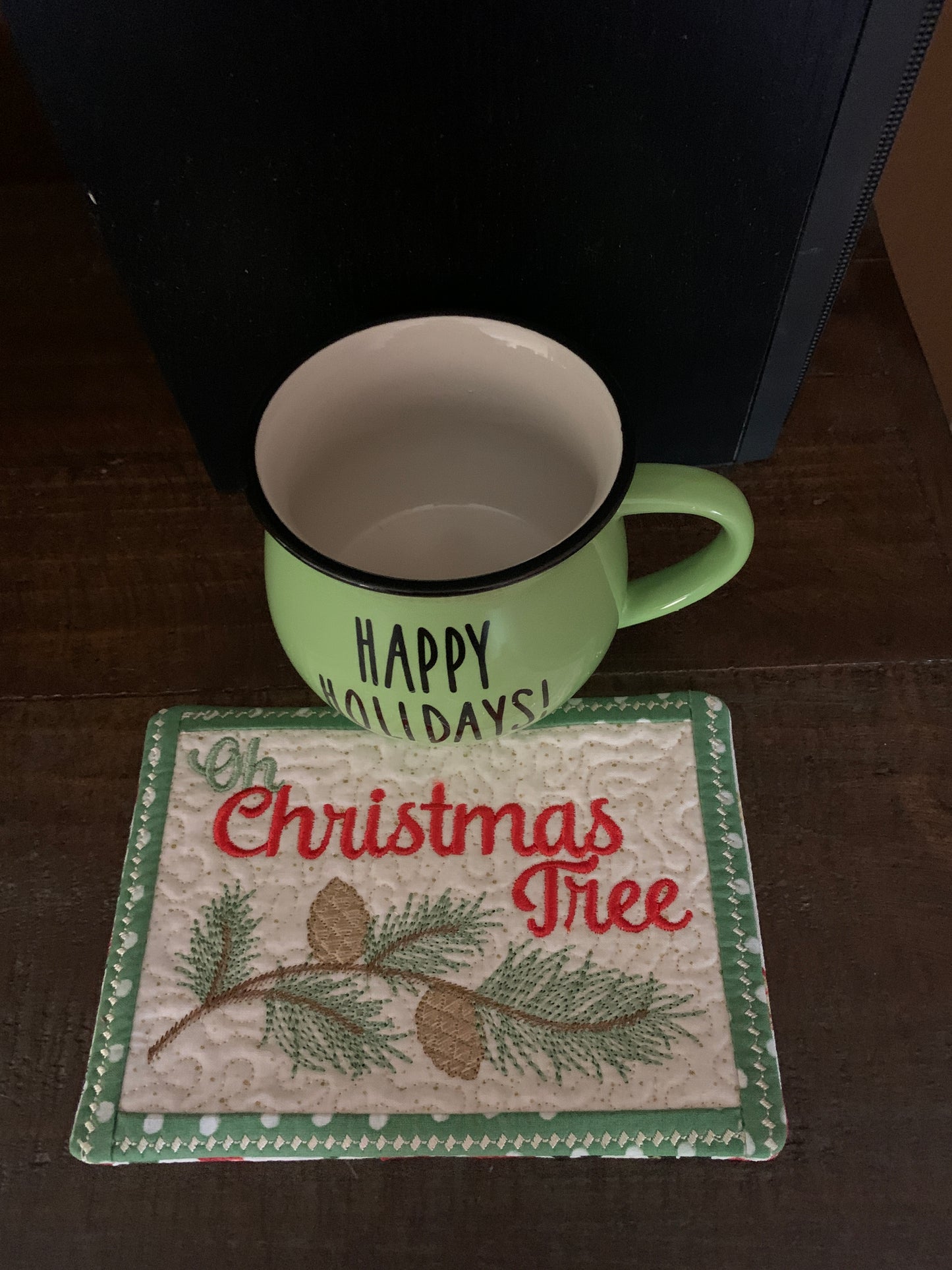 Winter/Christmas Quilted Coasters - "Mug Rugs"