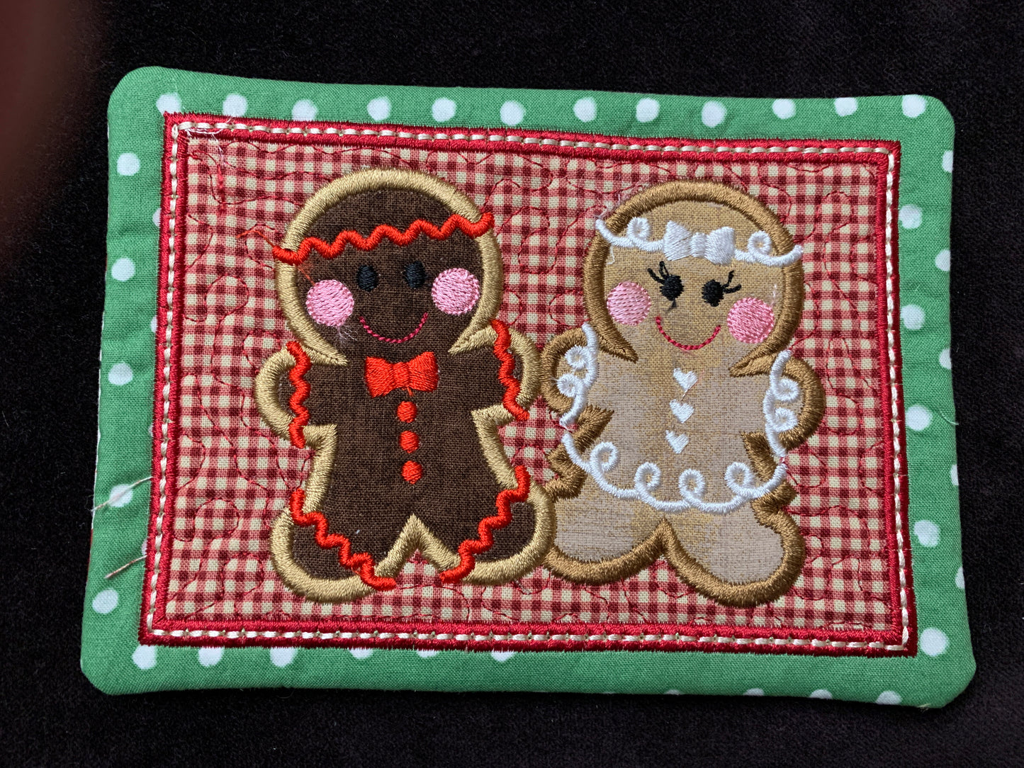 Winter/Christmas Quilted Coasters - "Mug Rugs"