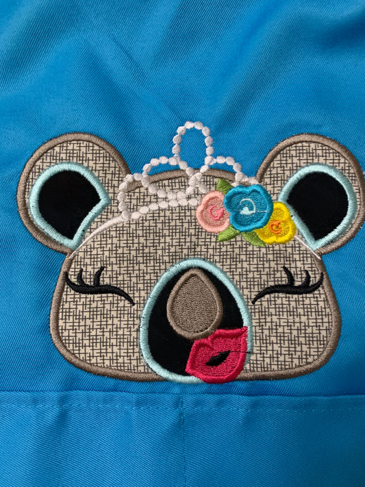 Children's Apron - Appliqued Sassy Koala